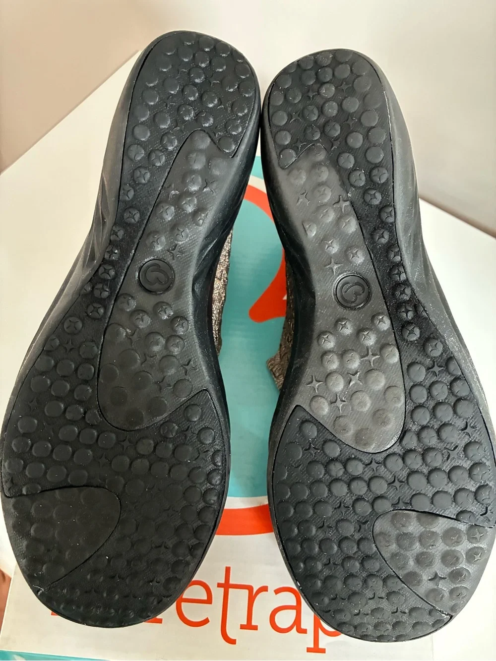 BareTraps Kassie Bronze Woven Mary Jane Style Slip-Ons - Size 9 - Excellent
